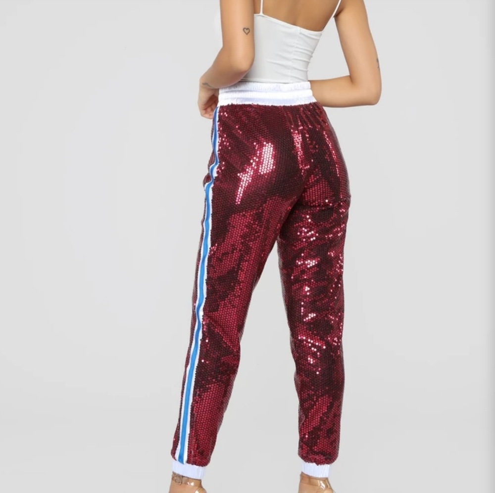 Sequin Joggers Fashionnova Size XL